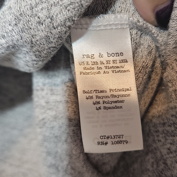 Rag & Bone Jean Heather Gray Knit Top - Picture 8 of 10